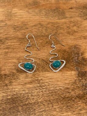 Silver and Turquoise Earrings